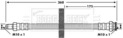 BORG & BECK Тормозной шланг BBH6777